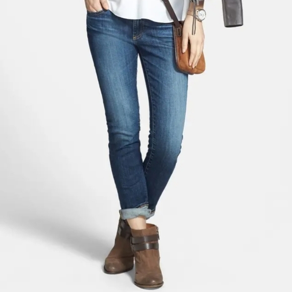 Franco Sarto Brown LINDEN Leather Ankle Bootie 8 - Picture 2 of 11